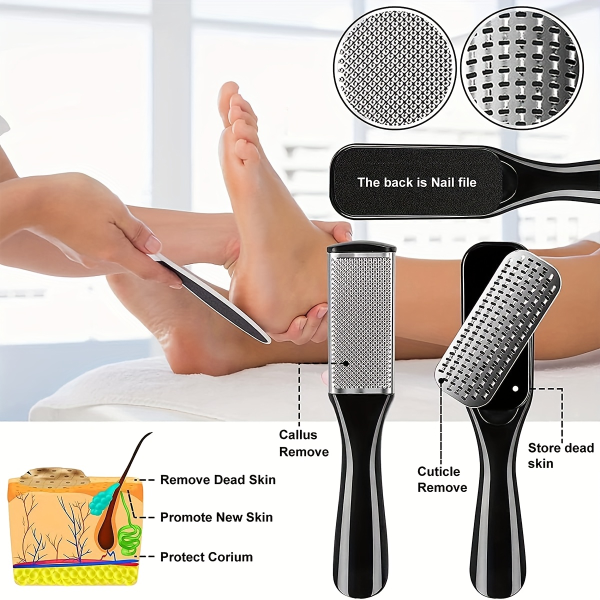 Skincare Ingredients Checker - Stainless Steel Pedicure Tool Set Foot