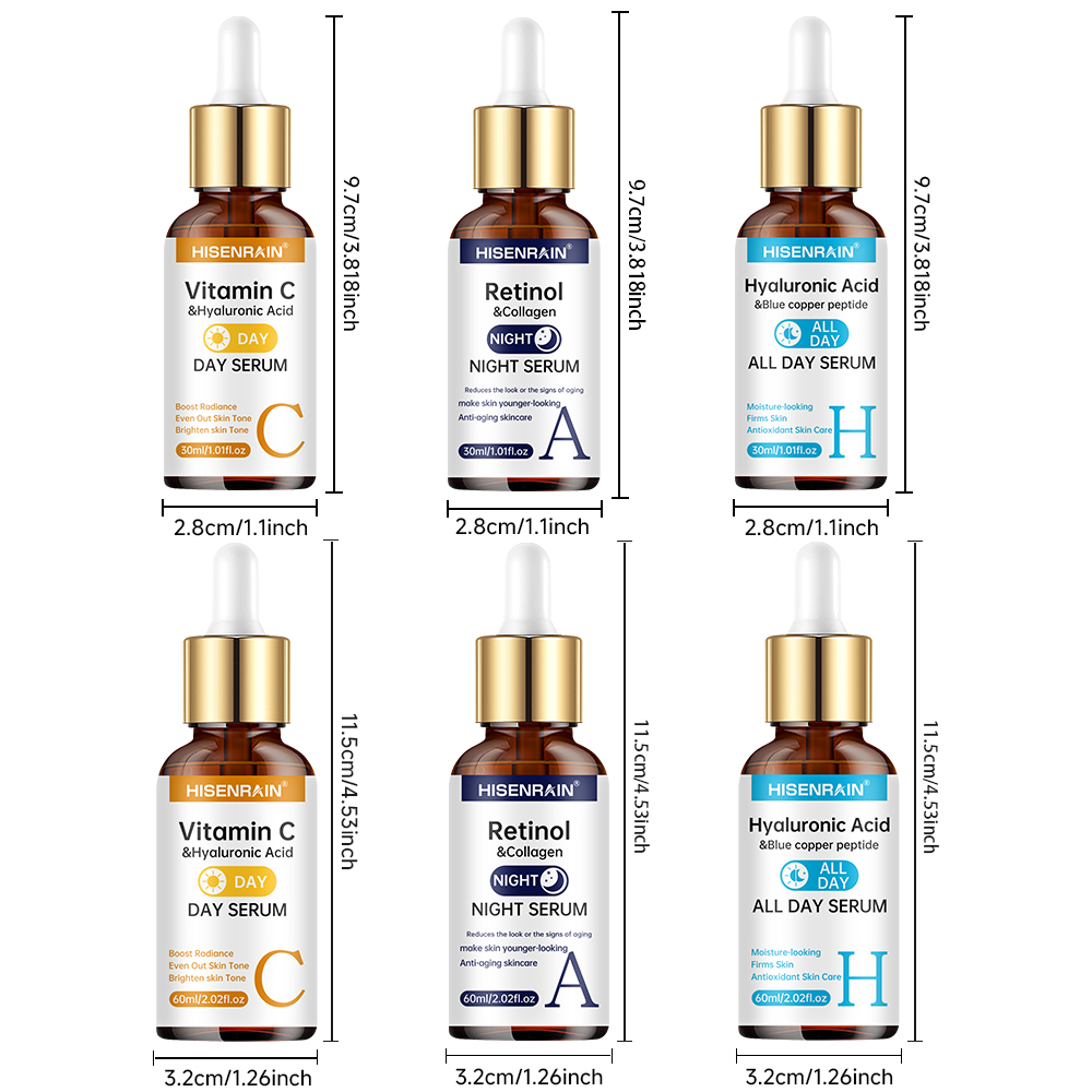 HISENRAIN Vitamin C + Retinol  - огляд і ціна Azelaic Acid Serum