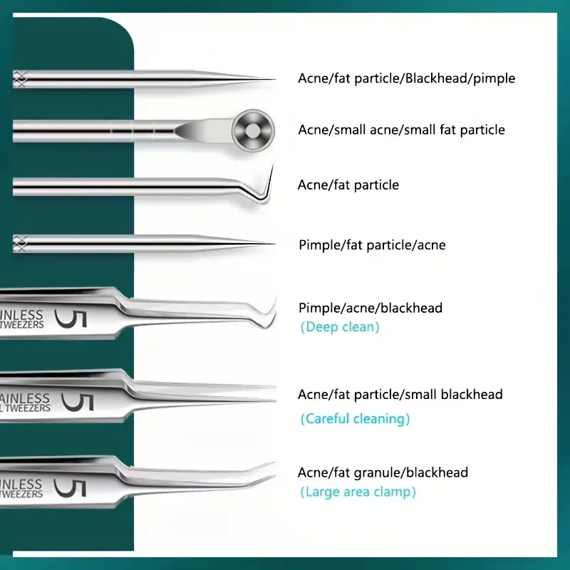 3-8Pcs Acne Needle Tool Set Pi - огляд і ціна Skincare Ingredients Checker