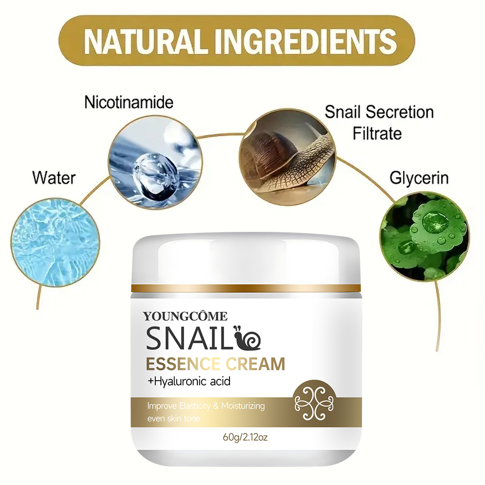 Snail essence cream with hyalu - огляд і ціна Skincare Glad2Glow