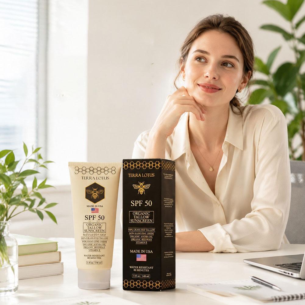 Organic Tallow Sunscreen SPF 5 - огляд і ціна Spf 50 Sunscreen