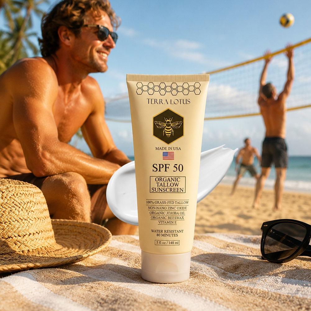 Organic Tallow Sunscreen SPF 5 - огляд і ціна Spf 50 Sunscreen