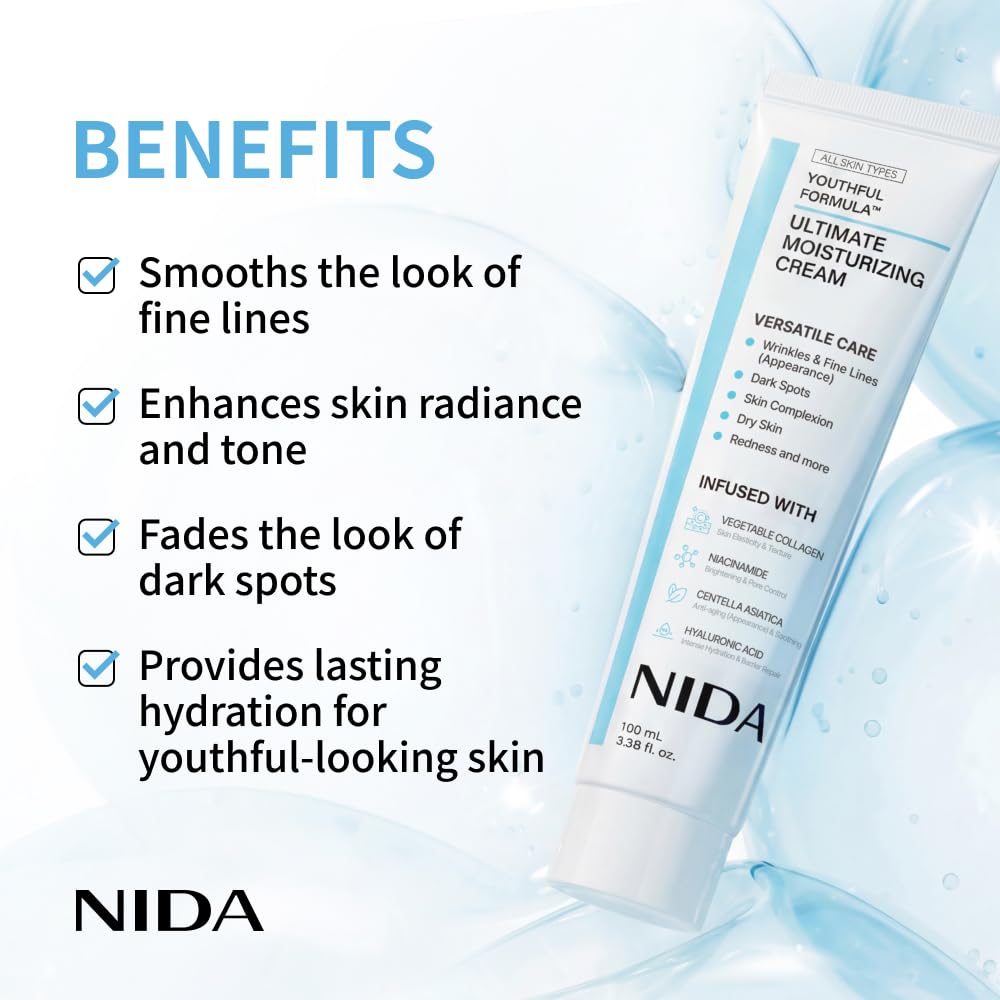 NIDA Moisturizing Cream+Sunscr - огляд і ціна Spf 50 Sunscreen